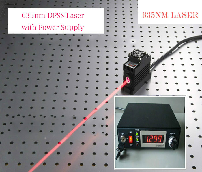 635nm 637nm 638nm 600mW 红光 半导体激光器带电源 输出功率可调